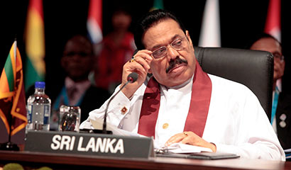 President Mahinda Rajapaksa