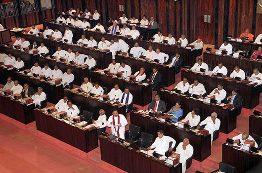  President Rajapaksa presenting the 2013 Budget Proposals in Parliament