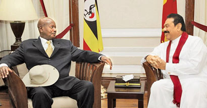 Uganda President in Sri Lanka