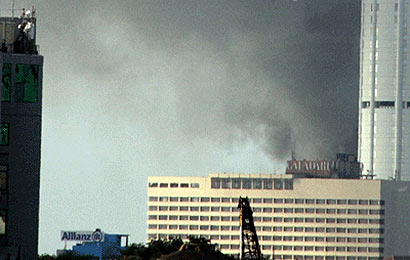 Fire at construction site on Chaitya Road