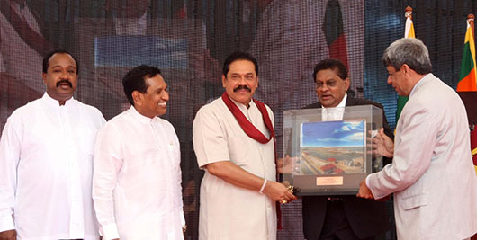 President Rajapaksa declares open South Asia’s largest Fisheries harbor in Dikkowita