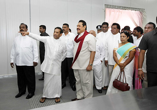 President Rajapaksa declares open South Asia’s largest Fisheries harbor in Dikkowita