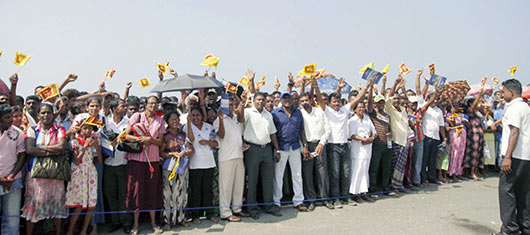 President Rajapaksa declares open South Asia’s largest Fisheries harbor in Dikkowita