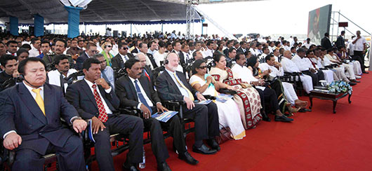 President Rajapaksa declares open South Asia’s largest Fisheries harbor in Dikkowita