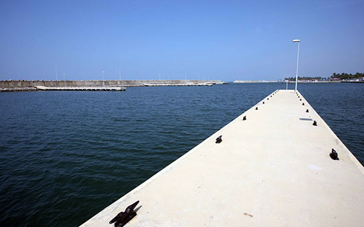 President Rajapaksa declares open South Asia’s largest Fisheries harbor in Dikkowita