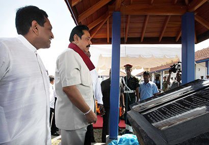 President Rajapaksa declares open South Asia’s largest Fisheries harbor in Dikkowita