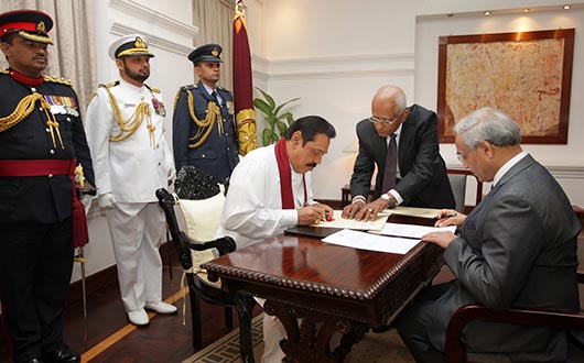 Mohan Peiris Sri Lanka's 44th CJ
