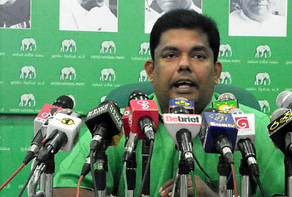 UNP Media spokesperson Gayantha Karunathillake