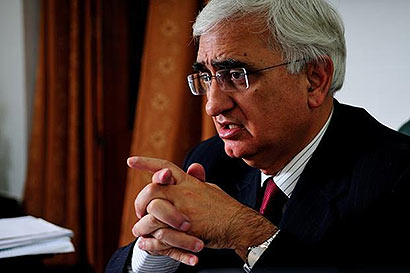 External Affairs Minister Salman Khurshid