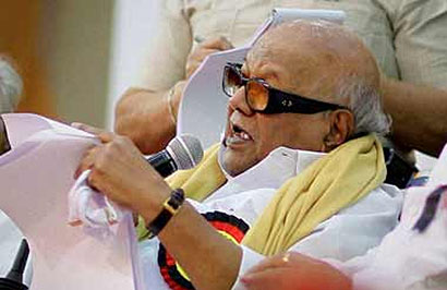 Rajapaksa trying to erase Tamil in Sri Lanka: Karunanidhi