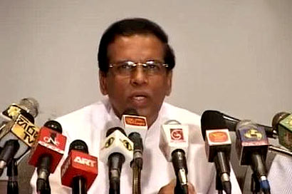 Minister Sirisena complains of vicious media campaign against him