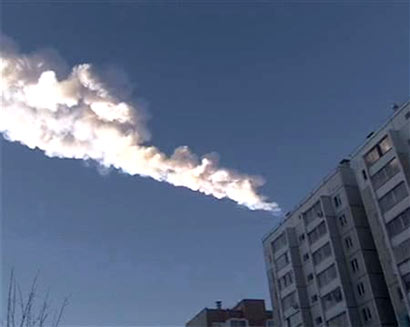 Meteorite hits central Russia, 400 hurt