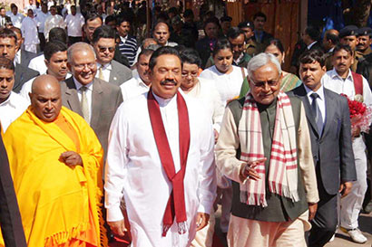 Protests as Rajapaksa arrives in India for pilgrimage