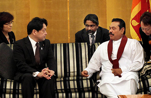 Japanese leaders praise Sri Lanka’s progress