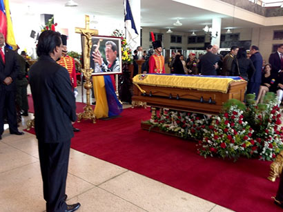 Ministerial Delegation attends State Funeral of Late President Hugo Chavez