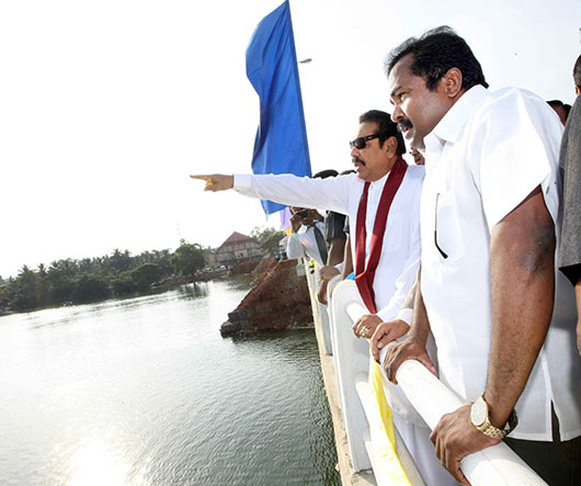 President Rajapaksa declares open Kalladi Bridge linking East and South