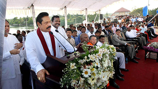 President Rajapaksa declares open Kalladi Bridge linking East and South