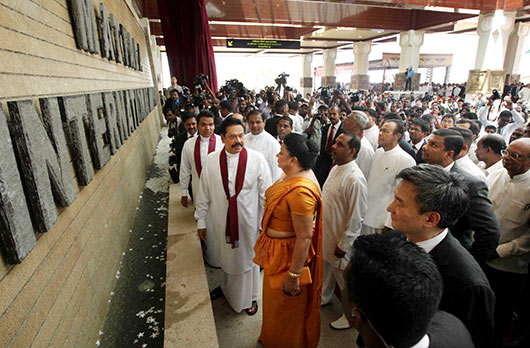 President Rajapaksa declares open Mattala Rajapaksa International Airport