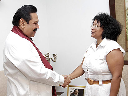 President Rajapaksa pays respect to Late Venezuelan President Hugo Chavez