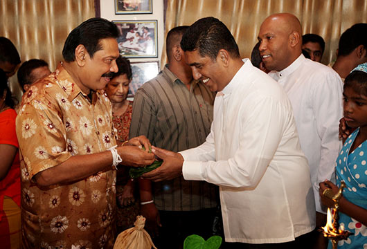 Sri Lanka’s First Family celebrates New Year at Carlton House