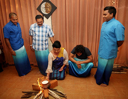 Sri Lanka’s First Family celebrates New Year at Carlton House