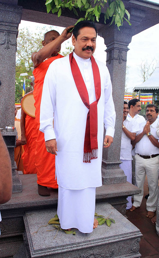 National Oil Anointing Ceremony under the patronage of President Rajapaksa