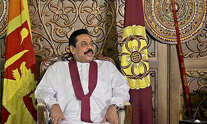 President Mahinda Rajapaksa