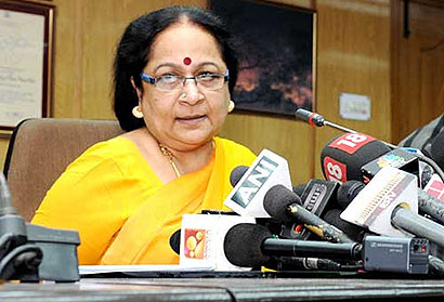 Indian Minister Jayanthi Natarajan