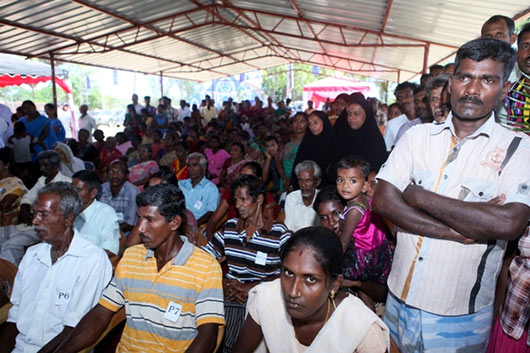 Basil at Indian housing project inauguration ceremony