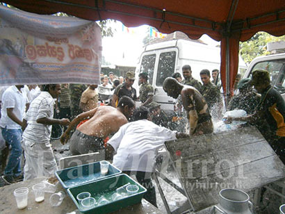 Fiery protest by Buddhist monk over cattle slaughter