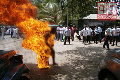 Buddhist monk succumbs to injuries after self-immolation