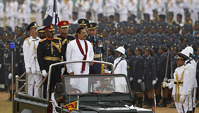 Sri Lanka President at 4th Victory Day