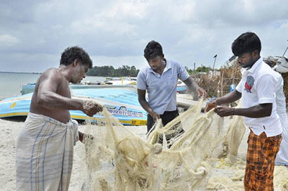 Sri Lankan Tamil fishermen