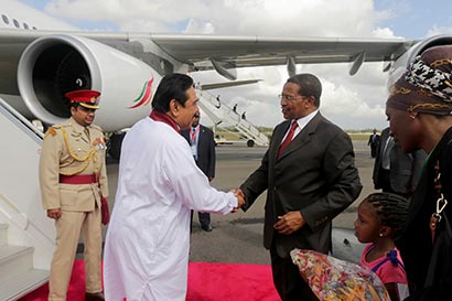 President arrives in Tanzania