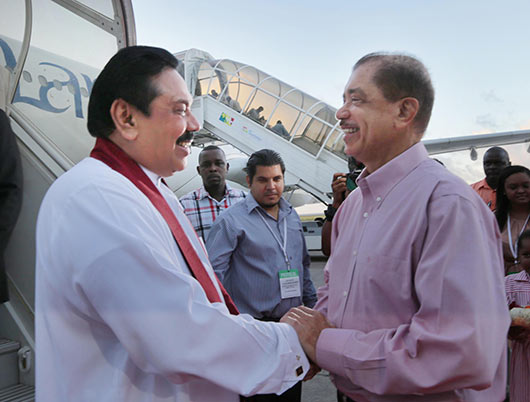 Seychelles welcomes President Rajapaksa on historic visit