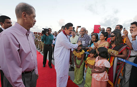 Seychelles welcomes President Rajapaksa on historic visit