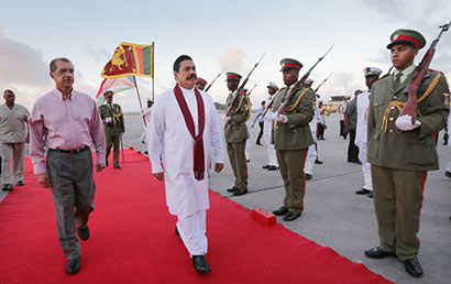 Seychelles welcomes President Rajapaksa on historic visit