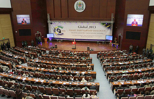 President Rajapaksa attends the Global Smart Partnership Dialogue Forum 2013 in Tanzania.