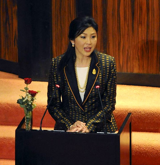 Thailand Prime Minister at Sri Lanka Parliament