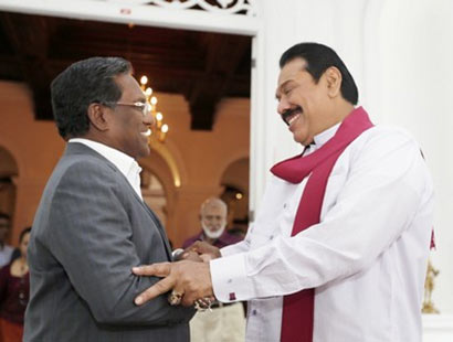 Maldivian President Waheed meets President Rajapaksa