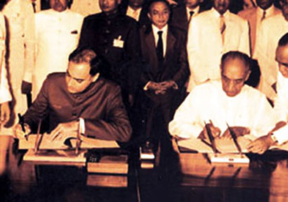 Signing of Indo Sri Lanka accord