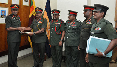 Sri Lanka Army Chief receives Weliweriya Rathupaswala report 