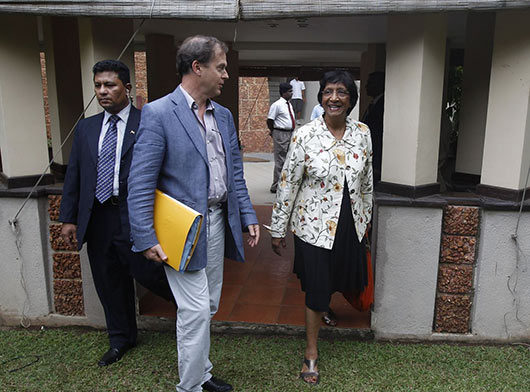 Navi Pillay in Sri Lanka