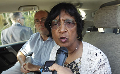Navi Pillay in Sri Lanka