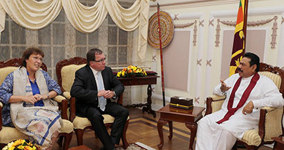 New Zealand Foreign Minister Calls on President Rajapaksa