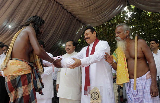 President Rajapaksa graces the National Aboriginal (Adhivaasi) Day commemoration ceremony