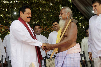 President Rajapaksa graces the National Aboriginal (Adhivaasi) Day commemoration ceremony