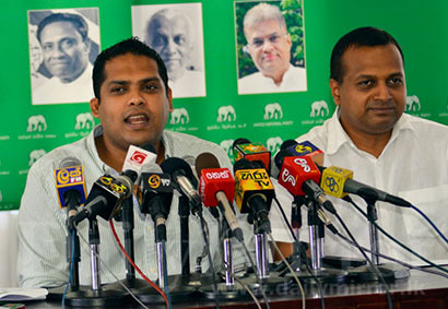 UNP parliamentarian Harin Fernando