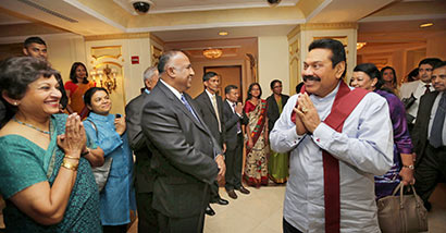 68th UN General Assembly: President Rajapaksa arrives in New York