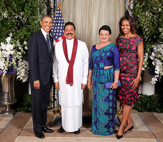 Sri Lanka President with US President